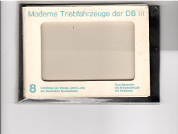 16699 - FOLDER " MODERNE TRIEBFAHRZEUGE DER DB " -  8 COLORCARDS NUOVE - Treni