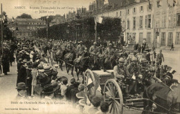 NANCY RENTREE DU 20 EME CORPS JUILLET 1919 DEFILE DE L'ARTILLERIE PLACE DE LA CARRIERE - Nancy