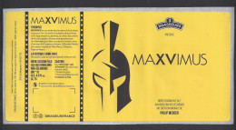Etiquette De Bière Pale Ale    -  Maxvimus -  Brasserie Des 3 Brasseurs à Lezennes   (59) - Bière