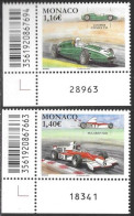 Monaco 2020 Racing Cars Cooper Climax McLaren Yv. 3227-28 Michel No. 3483-84 ** Neuf MNH Postfrisch - Ungebraucht