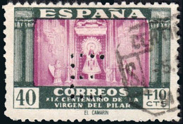 Madrid - Perforado - Edi O 998 - "E" (Patentes) - Oblitérés