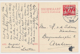 Briefkaart G. 278 B Lunteren - Arnhem 1946 - Material Postal
