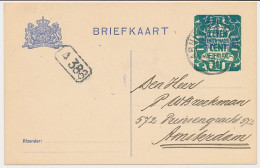 Briefkaart G. 162 I Arnhem - Amsterdam 1924 - Material Postal