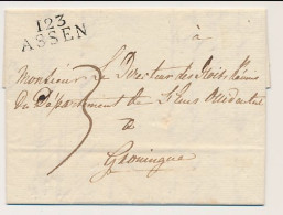 123 ASSEN - Groningen 1812 - ...-1852 Vorläufer