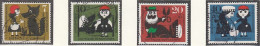 BRD  340-343, Gestempelt, Wohlfahrt: Märchen Rotkäppchen, 1960 - Gebraucht