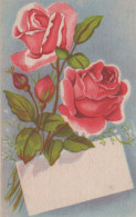 FLOWERS Vintage Ansichtskarte Postkarte CPSMPF #PKG021.DE - Flowers