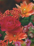 FLOWERS Vintage Ansichtskarte Postkarte CPSM #PBZ663.DE - Fiori