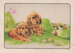 HUND Tier Vintage Ansichtskarte Postkarte CPSM #PBQ488.DE - Hunde