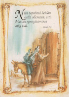 Jungfrau Maria Madonna Jesuskind Weihnachten Religion Vintage Ansichtskarte Postkarte CPSM #PBP975.DE - Vergine Maria E Madonne