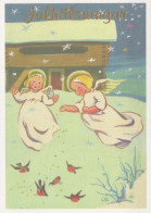ENGEL Weihnachten Vintage Ansichtskarte Postkarte CPSM #PBP458.DE - Angeli