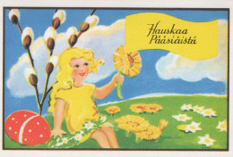 OSTERN KINDER Vintage Ansichtskarte Postkarte CPSM #PBO332.DE - Easter