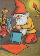 WEIHNACHTSMANN SANTA CLAUS Neujahr Weihnachten Vintage Ansichtskarte Postkarte CPSM #PBL157.DE - Santa Claus