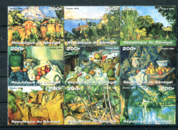 Senegal 1999. Cézanne. Yvert 1520-28 Sellos. ** MNH. - Senegal (1960-...)