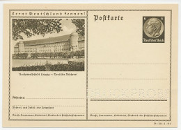 Druckprobe - Postal Stationery Germany Library Leipzig - Unclassified