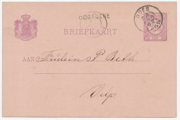 Naamstempel Cortgene 1882 - Cartas & Documentos