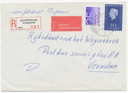 Em. Juliana Aangetekend / Expresse Roosendaal - Veendam 1985 - Zonder Classificatie