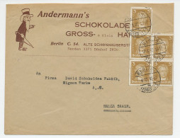 Illustrated Cover Deutsches Reich / Germany 1927 Chocolate - Umbrella - Food