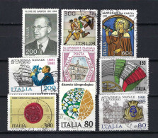 ITALIE Ca. 1981: Lot D' Obl. - 1981-90: Usati