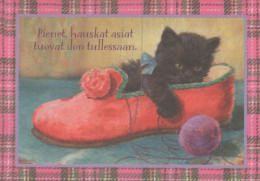 KATZE MIEZEKATZE Tier Vintage Ansichtskarte Postkarte CPSM #PAM404.DE - Cats