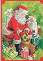 WEIHNACHTSMANN SANTA CLAUS WEIHNACHTSFERIEN Vintage Postkarte CPSM #PAK623.DE - Santa Claus