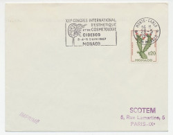 Cover / Postmark Monaco 1967 International Congress Of Aesthetics And Cosmetology - Other & Unclassified