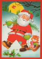 WEIHNACHTSMANN SANTA CLAUS WEIHNACHTSFERIEN Vintage Postkarte CPSM #PAJ506.DE - Santa Claus