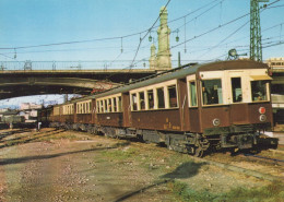 ZUG Schienenverkehr Eisenbahnen Vintage Ansichtskarte Postkarte CPSM #PAA792.DE - Treni