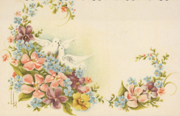 PÁJARO Vintage Tarjeta Postal CPSMPF #PKG956.ES - Vögel