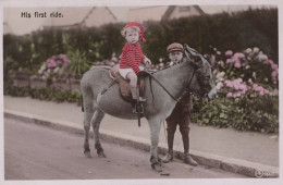 BURRO Animales Vintage Antiguo CPA Tarjeta Postal #PAA033.ES - Ezels