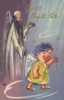 ÁNGEL Navidad Vintage Tarjeta Postal CPSMPF #PKD764.ES - Anges