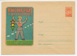 Postal Stationery Soviet Union 1958 Traffic Safety - Traffic Lights - Altri & Non Classificati