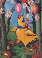 PASCUA POLLO Vintage Tarjeta Postal CPSM #PBO959.ES - Easter