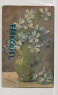 Bouquet De Fleurs. Signée G. Von Sivers. 1919 - Autres & Non Classés