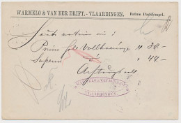 Briefkaart G. 25 Particulier Bedrukt Vlaardingen -Duitsland 1883 - Postal Stationery