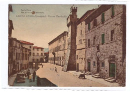 SANTA FIORA - PIAZZA GARIBALDI - CHI CI VA S' INNAMORA -  GROSSETO - VIAGGIATA - Grosseto