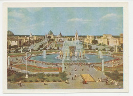 Postal Stationery Soviet Union 1957 Fountain - Exhibition - Unclassified