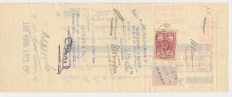 Plakzegel 5 Ct Den 19.. - Wisselbrief Brussel / Zwijndrecht 1912 - Steuermarken