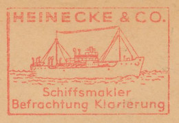 Meter Cut Germany 1964 Ship - Freighter - Ships