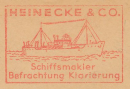 Meter Cut Germany 1964 Ship - Freighter - Boten