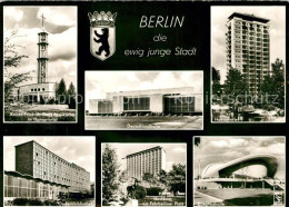 73100655 Berlin Kaiser Friedrich Gedaechtniskirche Hansaviertel Deutschlandhalle - Other & Unclassified