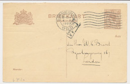 Briefkaart G. 123 I A-krt. S Gravenhage - Leiden 1922 - Material Postal