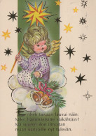 ÁNGEL NAVIDAD Vintage Tarjeta Postal CPSM #PAJ311.ES - Anges