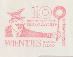 Meter Cover Netherlands 1976 Train Conductor - Zwolle - Treinen