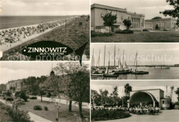 73100643 Zinnowitz Ostseebad Promenade Voelkerfreundschaft Kulturhaus Achterwass - Zinnowitz