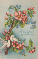 FLEURS Vintage Carte Postale CPA #PKE658.FR - Fiori