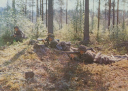 SOLDATS PATRIOTIQUE Militaria Vintage Carte Postale CPSM #PBV935.FR - Patriottiche