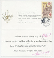 Card / Postmark Czechoslovakia 1968 50 Years Of Scouting - Other & Unclassified