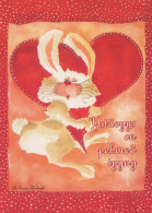 LAPIN Animaux Vintage Carte Postale CPSM #PBR071.FR - Autres & Non Classés