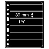 Leuchtturm Hüllen Schwarz Vario Plus 6S (5er Pack) 303128 Neu ( - Otros & Sin Clasificación