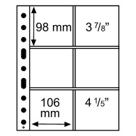 Leuchtturm Hüllen Klar Grande 3/2C (5er Pack) 316604 Neu ( - Blankoblätter